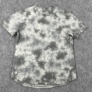 BYLT Cloud Dye Shirt Mens XL Gray Tie‎ Dye Curved Hem Crewneck Tagless Tee